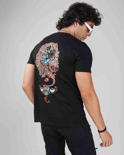 Shiva Tandav | UV Light Reactive | Regular Fit T-Shirt