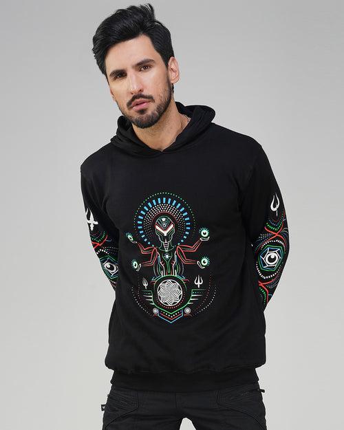 Spiritual Ritual 0.1 Cotton Hoodie UV Plus Glow In Dark