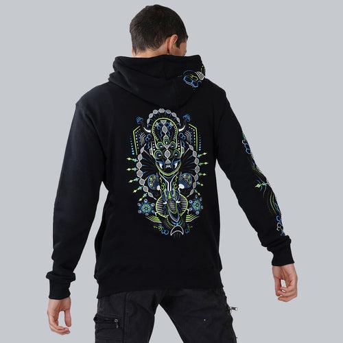 DMT Demon 0.2 Glow In The Dark Cotton Hoodie