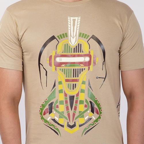 Punkdroid Round Neck Half Sleeve T-Shirt