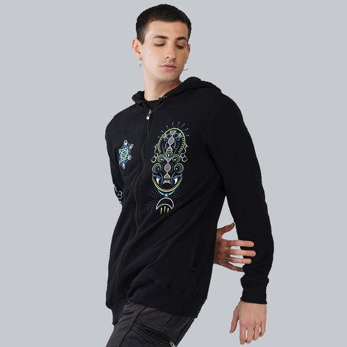 DMT Demon 0.2 Glow In The Dark Cotton Hoodie