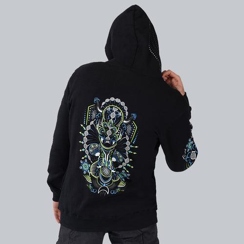 DMT Demon 0.2 Glow In The Dark Cotton Hoodie