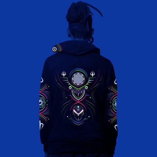 Spiritual Ritual 0.1 Cotton Hoodie UV Plus Glow In Dark