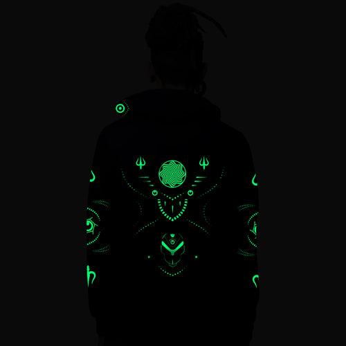 Spiritual Ritual 0.1 Cotton Hoodie UV Plus Glow In Dark