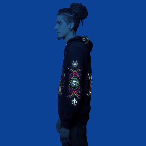 Spiritual Ritual 0.1 Cotton Hoodie UV Plus Glow In Dark