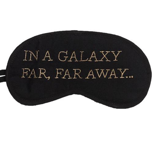 In A Galaxy Far (Black) Eye Mask