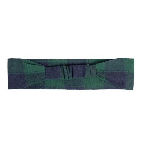 Green Plaid Headband