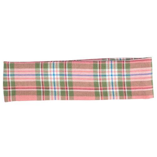 Pink Plaid Headband