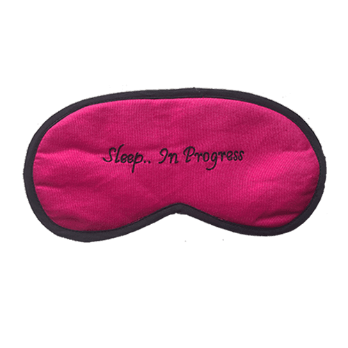 Sleep In Progress (Pink) Eye Mask