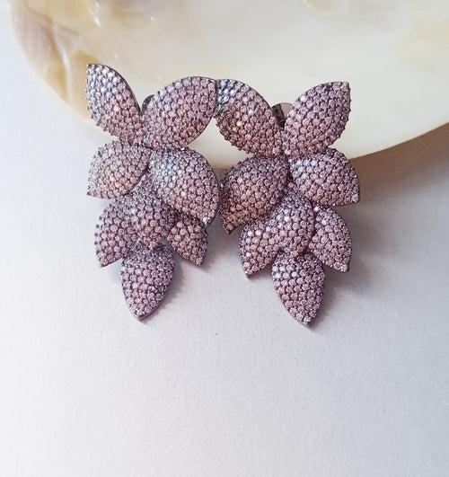 Pink Elegance Petal Earrings