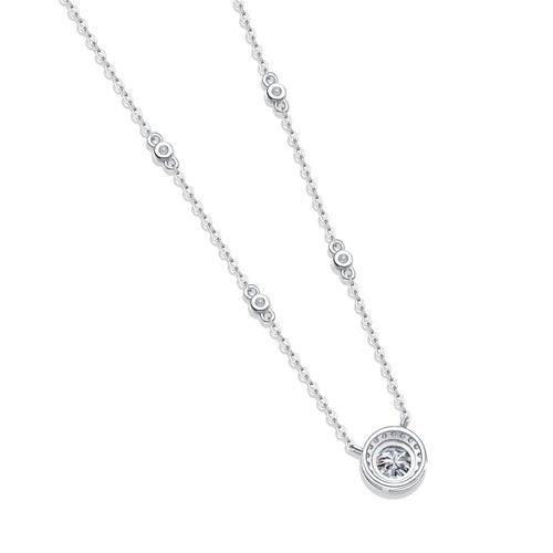 Moissanite Pendant:The Perfect Dangle.