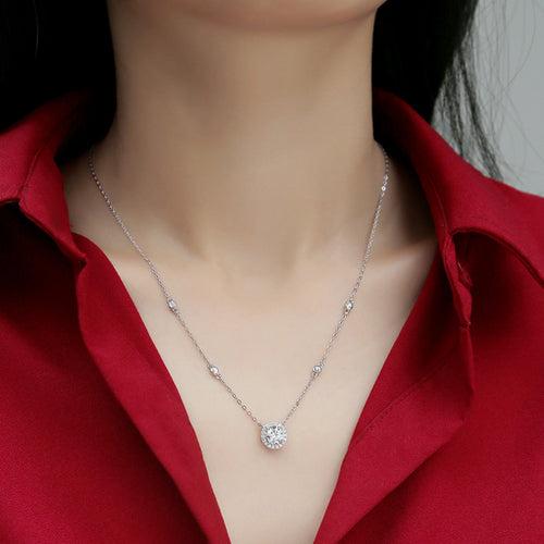 Moissanite Pendant:The Perfect Dangle.