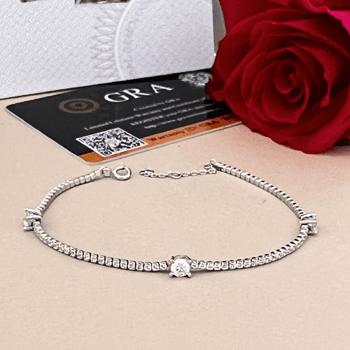 Delicate Moissanite Bracelet