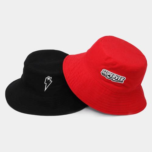 Classic Reversible Bucket Hat Red - Black