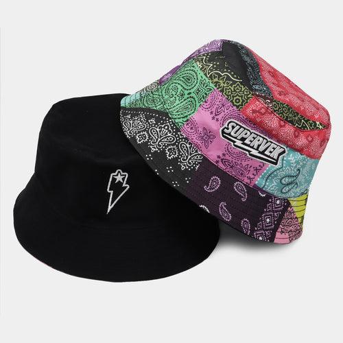 Bandana Reversible Bucket Hat Patchwork