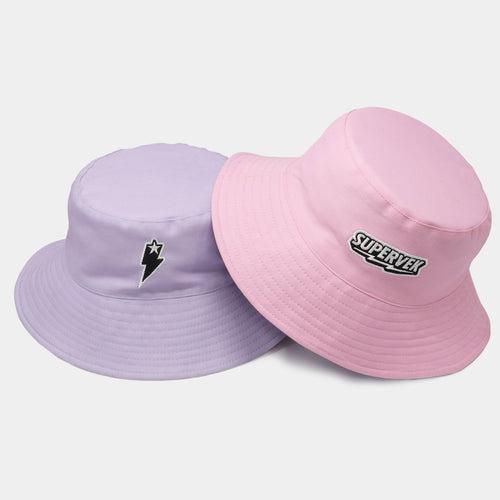 Classic Reversible Bucket Hat Pink - Lavender