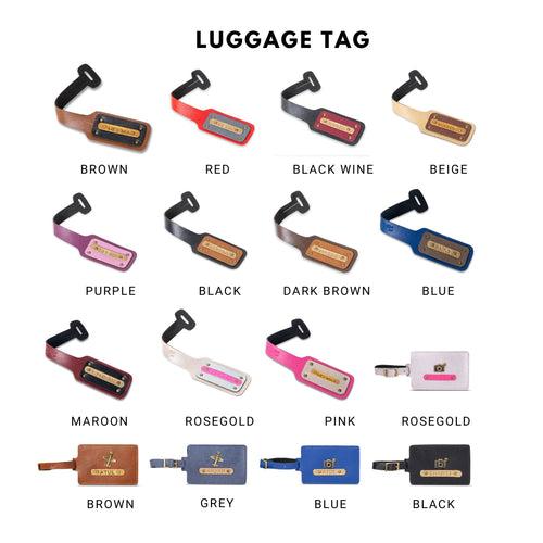 Passport Cover & Luggage Tag Combo Set