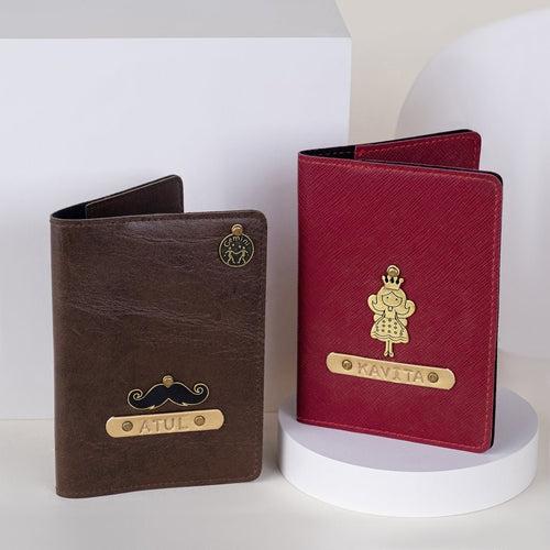 Personalized Couple Passport Cover