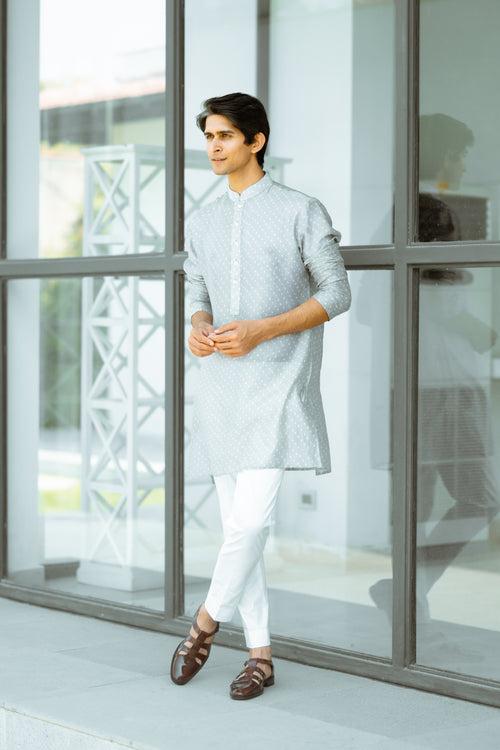 Bandhani Chanderi Kurta