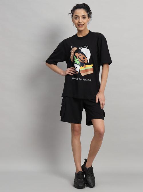 Burger T-shirt and Short Set