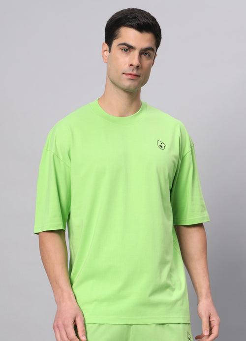 Teddy Logo Drop Shoulder Oversized T-shirt