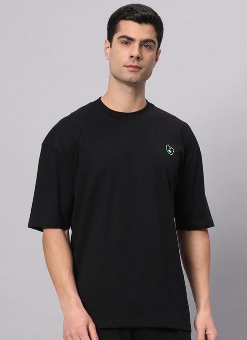 Teddy Logo Drop Shoulder Oversized T-shirt