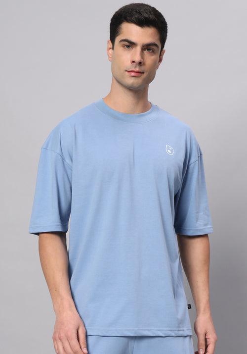 Teddy Logo Drop Shoulder Oversized T-shirt