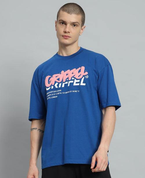 PUFF LOGO Drop Shoulder Oversized T-shirt