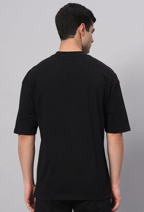 PUFF LOGO Drop Shoulder Oversized T-shirt