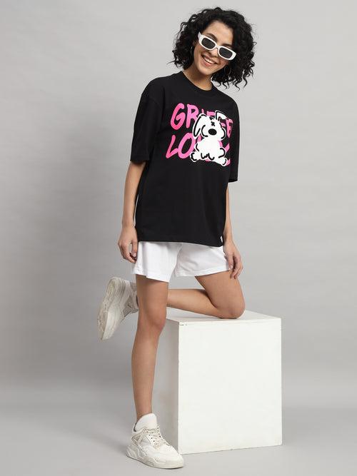 White Bunny Oversized T-shirt