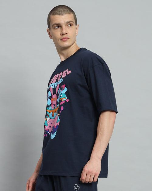 Bubble Bunny Drop Shoulder Oversized T-shirt