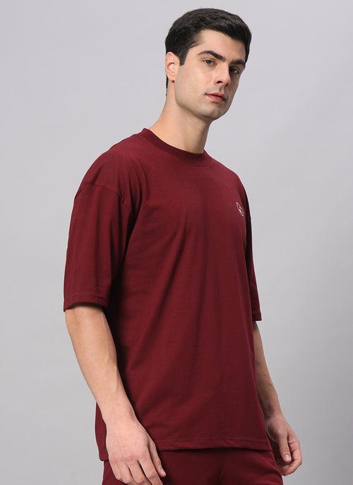 Teddy Logo Drop Shoulder Oversized T-shirt