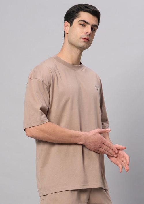 Teddy Logo Drop Shoulder Oversized T-shirt