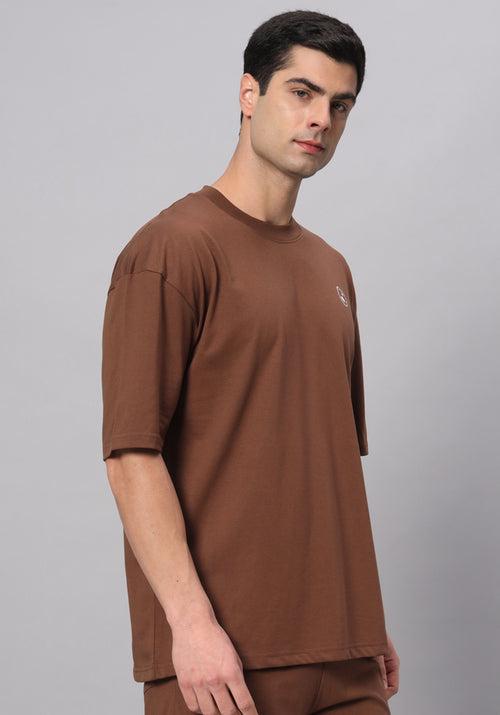 Teddy Logo Drop Shoulder Oversized T-shirt