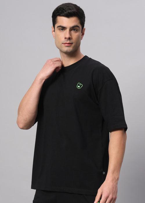 Teddy Logo Drop Shoulder Oversized T-shirt