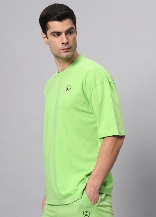 Teddy Logo Drop Shoulder Oversized T-shirt