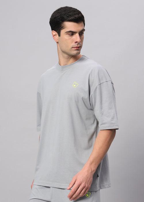 Teddy Logo Drop Shoulder Oversized T-shirt