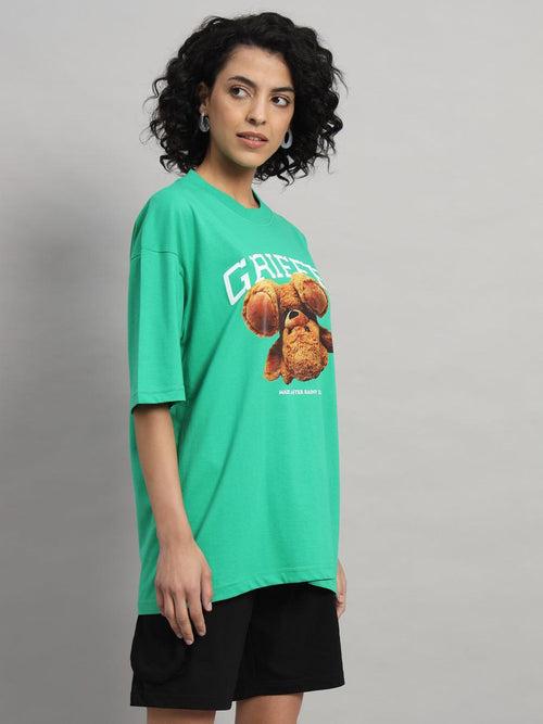 upside down bear Oversized T-shirt