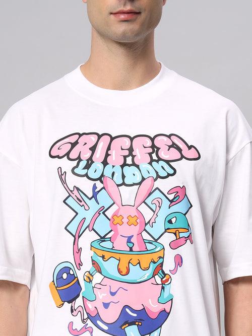 Bubble Bunny Drop Shoulder Oversized T-shirt