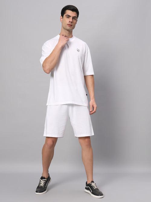 Teddy Logo Drop Shoulder Oversized T-shirt