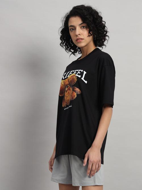 upside down bear Oversized T-shirt