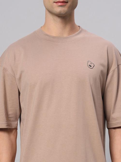 Teddy Logo Drop Shoulder Oversized T-shirt