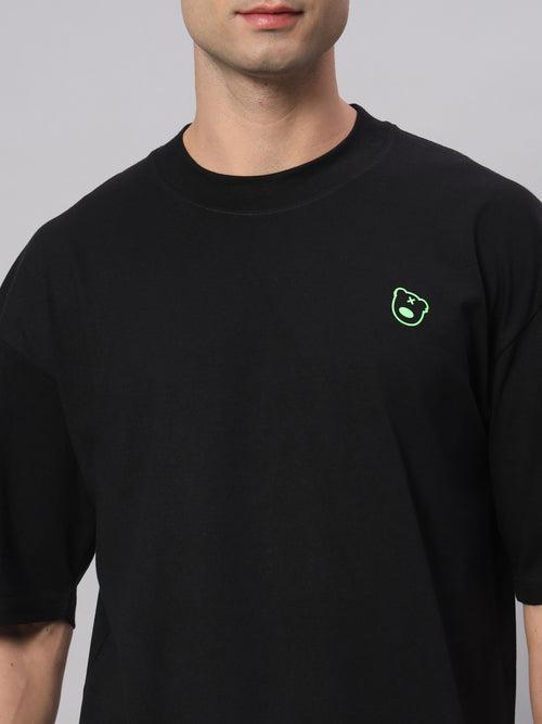 Teddy Logo Drop Shoulder Oversized T-shirt