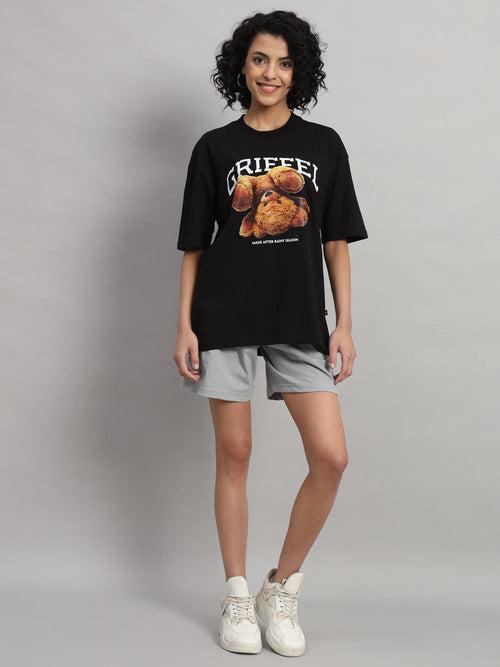 upside down bear Oversized T-shirt