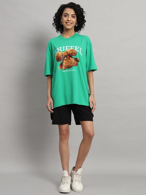 upside down bear Oversized T-shirt