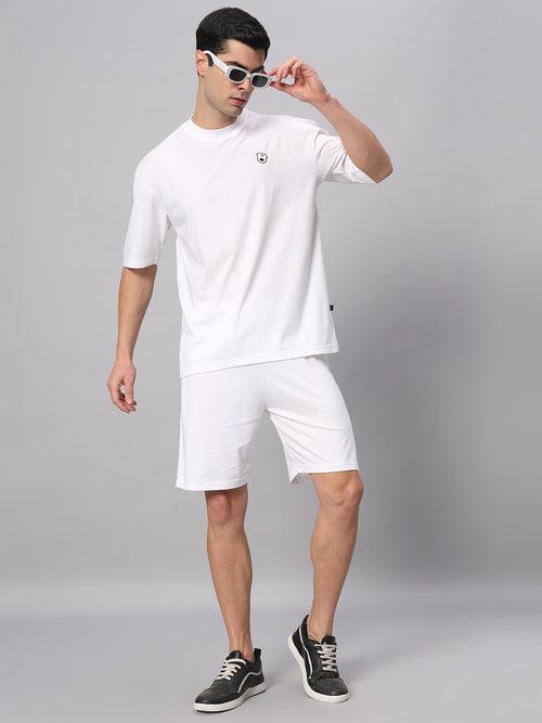 Teddy Logo Drop Shoulder Oversized T-shirt