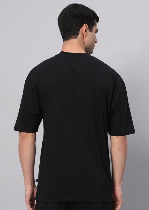 Basic Logo Drop Shoulder Oversized T-shirt