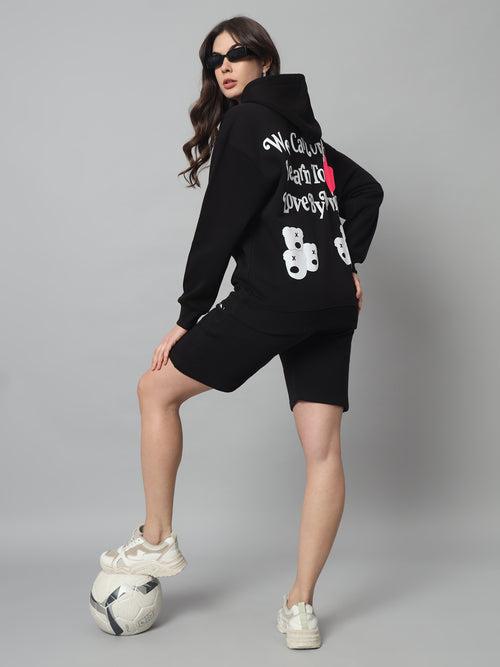 LOVE BY LOVING Print Oversized Tracksuit