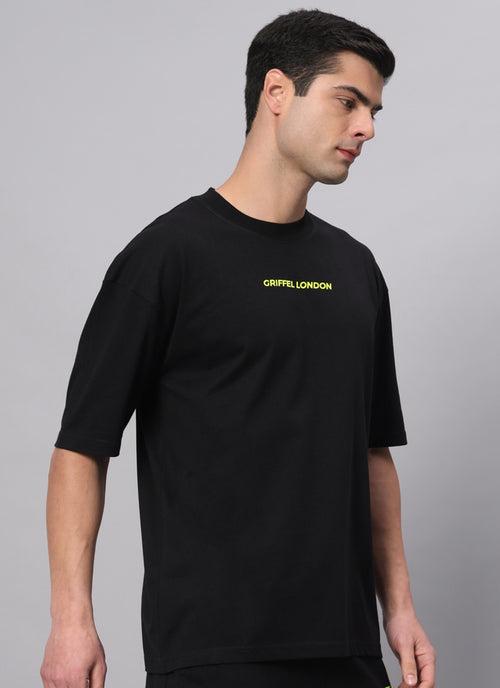 Basic Logo Drop Shoulder Oversized T-shirt