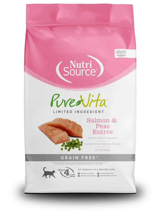 Grain Free Salmon & Peas Dry Food For Cats